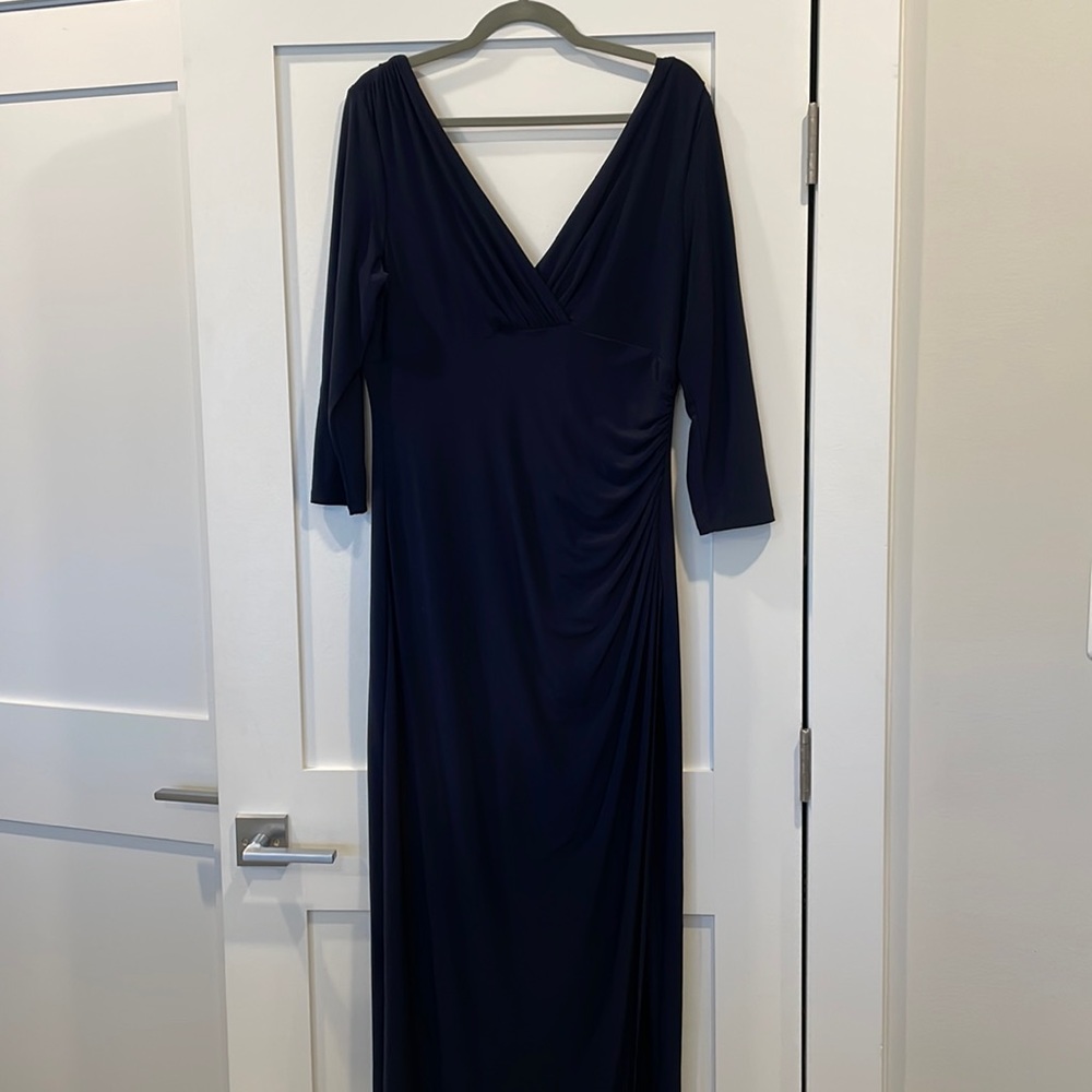 Ralph Lauren Evening Gown Navy Size 16